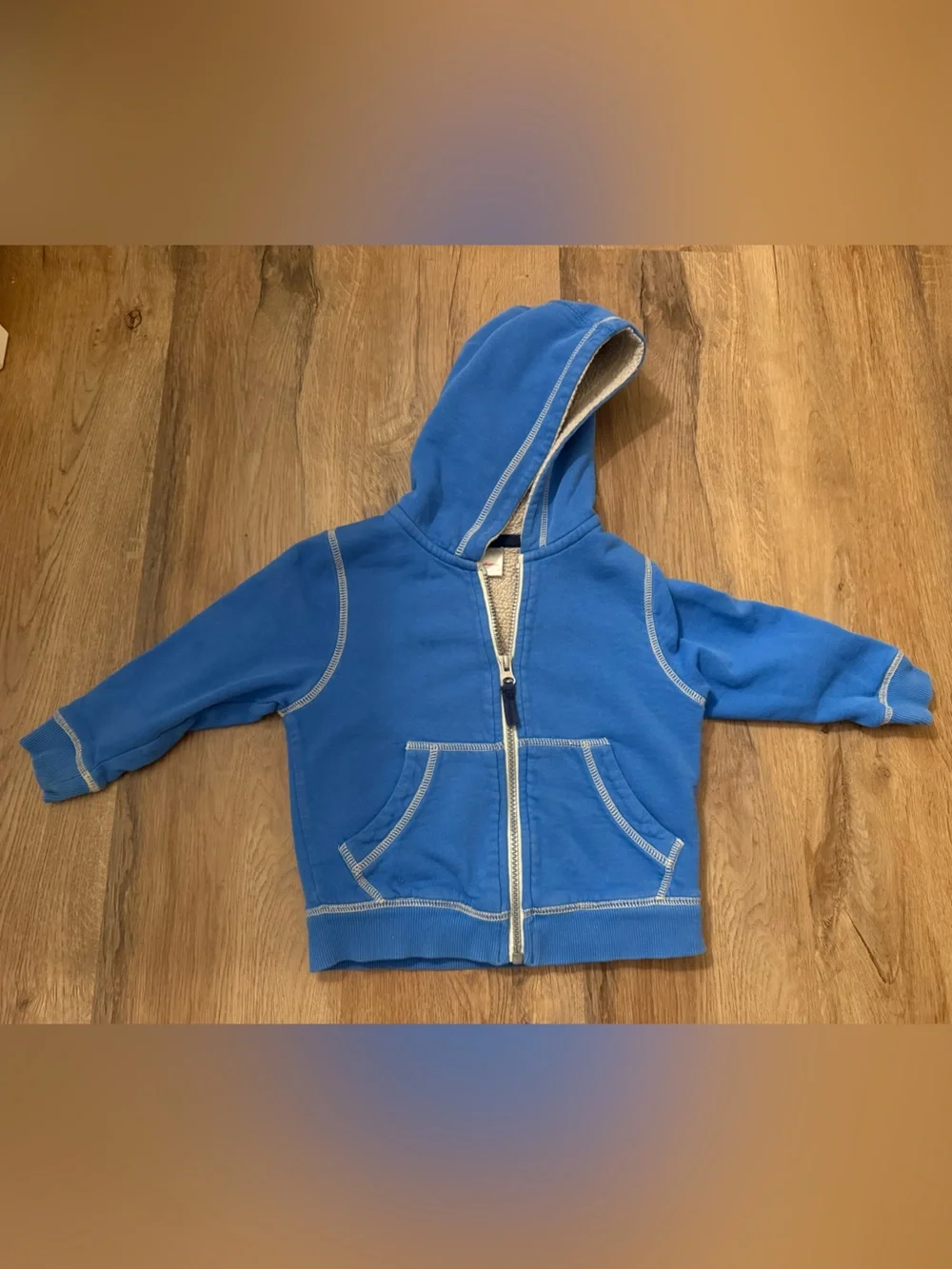 Hanna Anderson toddler Sherpa lined hoodie